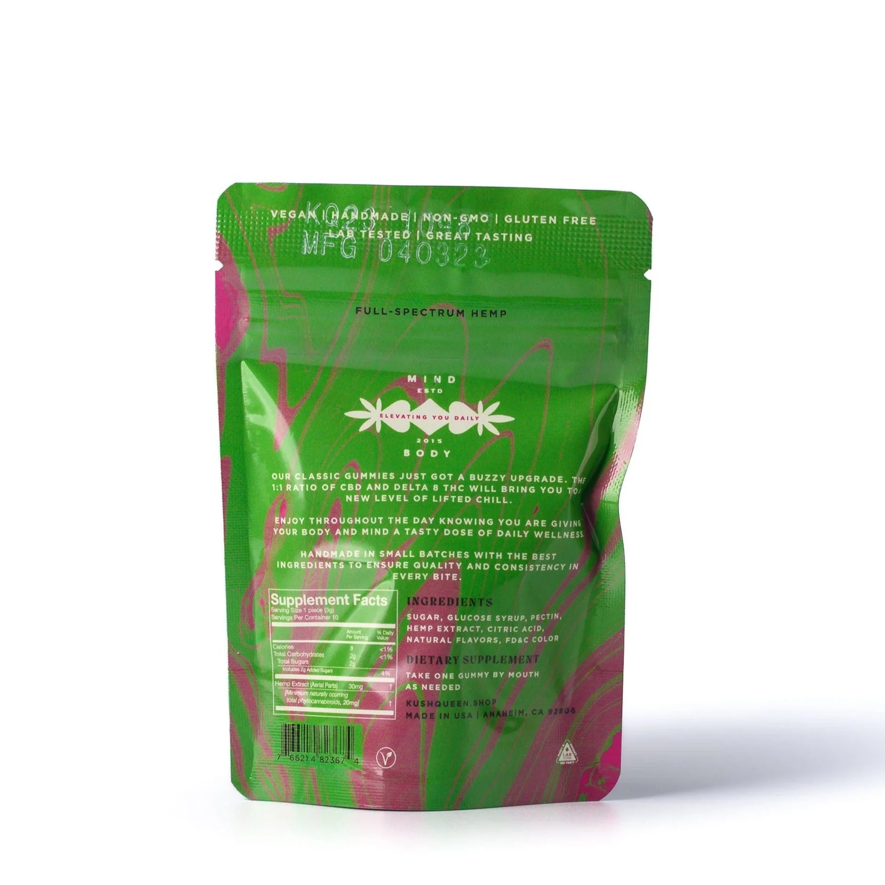 Gummies RX Elevated Watermelon CBD + Delta 8 THC Chews Australia